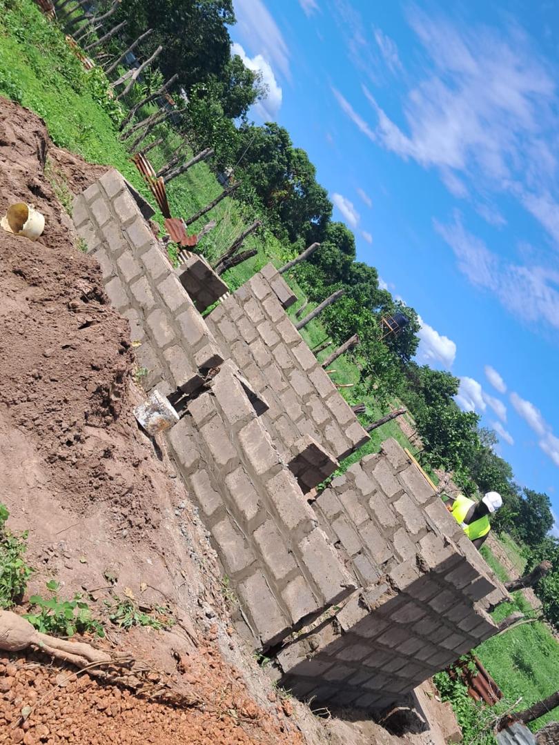 Allocated kiosk plot along the Trans-Gambian Highway